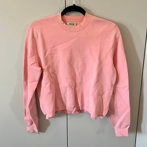 Acne double zip sweater